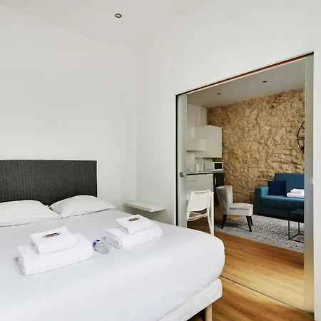 Confortable -1br 4p- Quartier Beaubourg Apartmán *