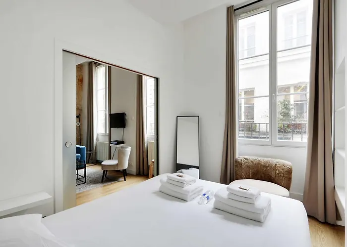 Apartmán Confortable -1br 4p- Quartier Beaubourg *