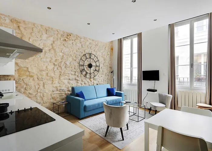 Apartmán Confortable -1br 4p- Quartier Beaubourg Paříž